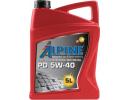 Моторное масло ALPINE PD Pumpe-Duse 5W40 / 0100162 (5л)                                                    