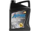 Трансмиссионное масло Alpine Gear Oil 80W90 GL-4 / 0100682 (5л)