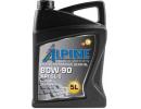 Трансмиссионное масло Alpine Gear Oil 80W90 GL-5 / 0100702 (5л)