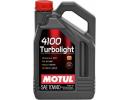 Моторное масло Motul 4100 Turbolight 10W40 / 108645 (5л)