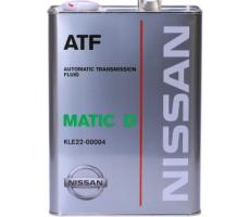 Трансмиссионное масло Nissan Matic Fluid D / KLE220000401 (4л)