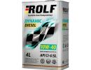 Моторное масло Rolf Dynamic Diesel 10W40 / 322226 (4л)