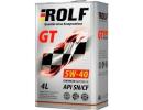 Моторное масло Rolf GT 5W40 / 322229 (4л)