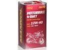 Моторное масло Mannol 4T Motorbike 10W40 / 51650 (4л)