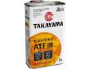 Трансмиссионное масло Takayama ATF lll / 605050 (1л)