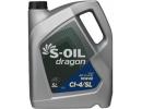 Моторное масло S-Oil DRAGON CI-4/SL 10W40 / DCI10405 (5л)