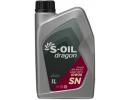 Моторное масло S-OIL DRAGON SN 10W30 / DSN10301 (1л)