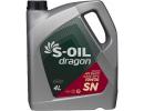 Моторное масло S-OIL DRAGON SN 10W30 / DSN10304 (4л)