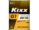 Моторное масло Kixx G1 0W20 SN Plus Fully Synthetic / L209844TE1 (4л)